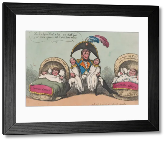 Framed Print : The Corsican Nurse Soothing the Infants of Spain, July 12, 1808. July 12, 1808 Framed Print : The Corsican Nurse Soothing the Infants of Spain, July 12, 1808. July 12, 1808