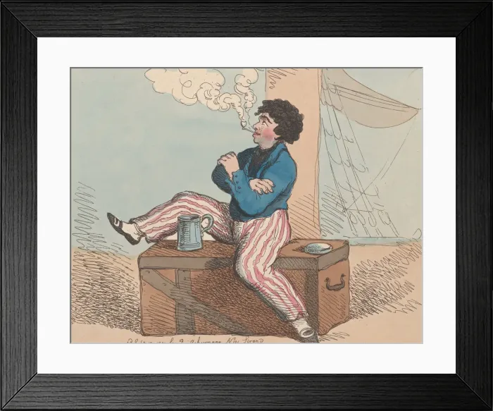 Framed Print : The Sailors Prayer!!, September 12, 1801. September 12, 1801 Framed Print : The Sailors Prayer!!, September 12, 1801. September 12, 1801