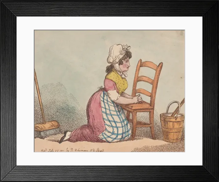 Framed Print : The Maid of All-Works Prayer!!, July 25, 1801. July 25, 1801 Framed Print : The Maid of All-Works Prayer!!, July 25, 1801. July 25, 1801