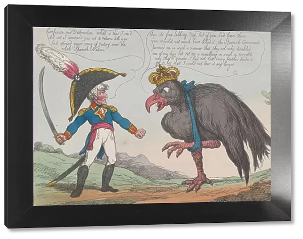 Napoleon The Little in a Rage with His Great French Eagle!!, September 20, 1808