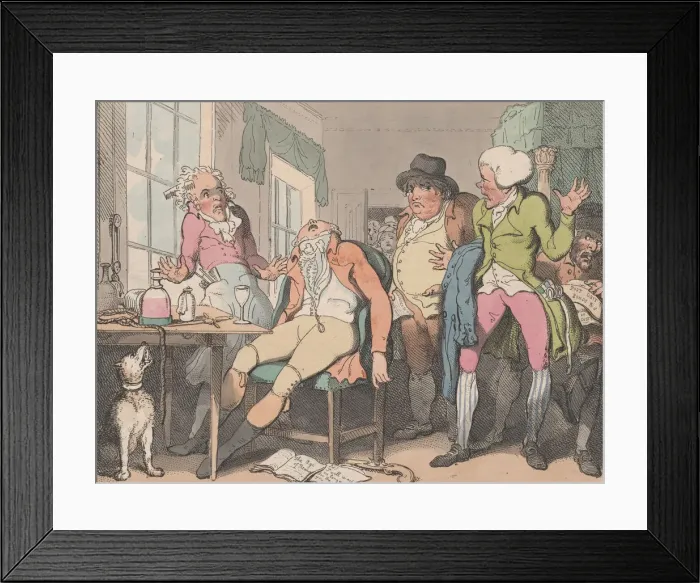 Framed Print : School for Modern Romans, May 10, 1802. May 10, 1802. Creator: Thomas Rowlandson Framed Print : School for Modern Romans, May 10, 1802. May 10, 1802. Creator: Thomas Rowlandson