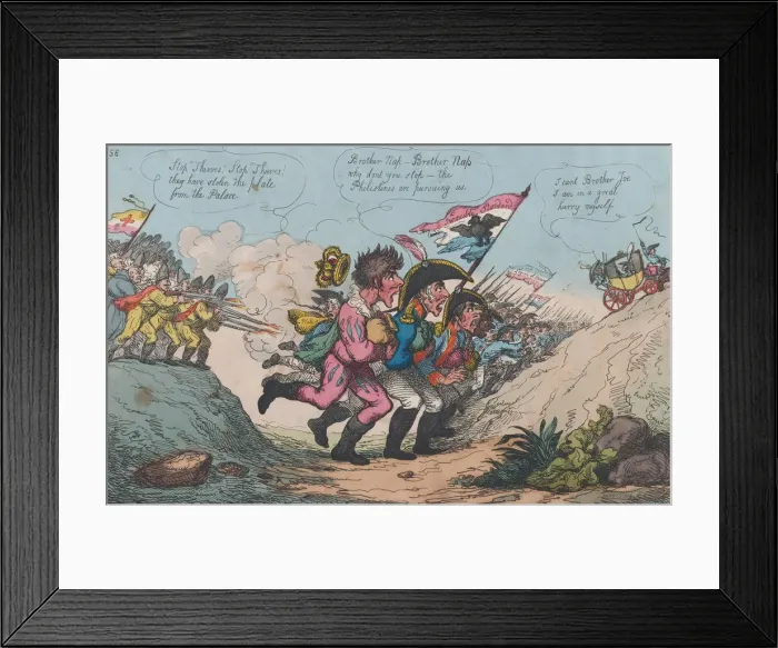 Framed Print : King Joes Retreat From Madrid, August 21, 1808. August 21, 1808 Framed Print : King Joes Retreat From Madrid, August 21, 1808. August 21, 1808