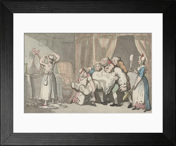 Framed Print : The Comforts of High Living, December 16, 1794. December 16, 1794 Framed Print : The Comforts of High Living, December 16, 1794. December 16, 1794