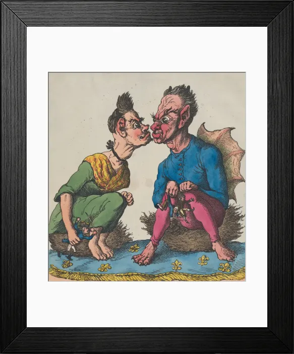 Framed Print : Birth of Bonoparte, February 8, 1808. February 8, 1808. Creator: Thomas Rowlandson Framed Print : Birth of Bonoparte, February 8, 1808. February 8, 1808. Creator: Thomas Rowlandson