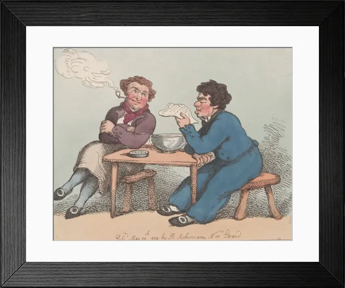 Framed Print : The Sailors Journal, May 20, 1802. May 20, 1802. Creator: Thomas Rowlandson Framed Print : The Sailors Journal, May 20, 1802. May 20, 1802. Creator: Thomas Rowlandson