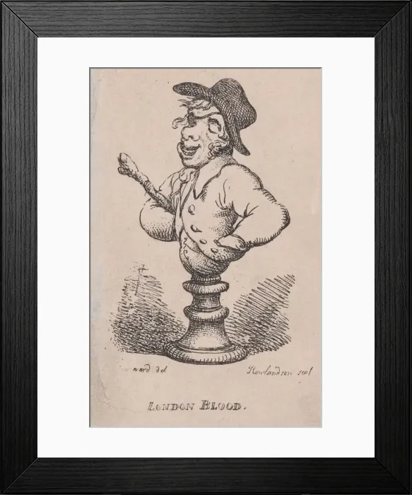 Framed Print : London Blood, April 1808. April 1808. Creator: Thomas Rowlandson Framed Print : London Blood, April 1808. April 1808. Creator: Thomas Rowlandson