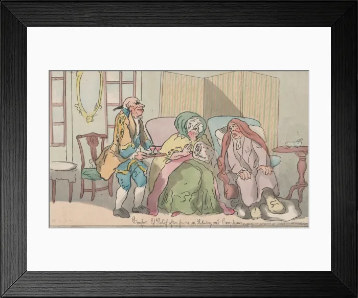 Framed Print : How d ye do?, April 10, 1792. April 10, 1792. Creator: Thomas Rowlandson Framed Print : How d ye do?, April 10, 1792. April 10, 1792. Creator: Thomas Rowlandson