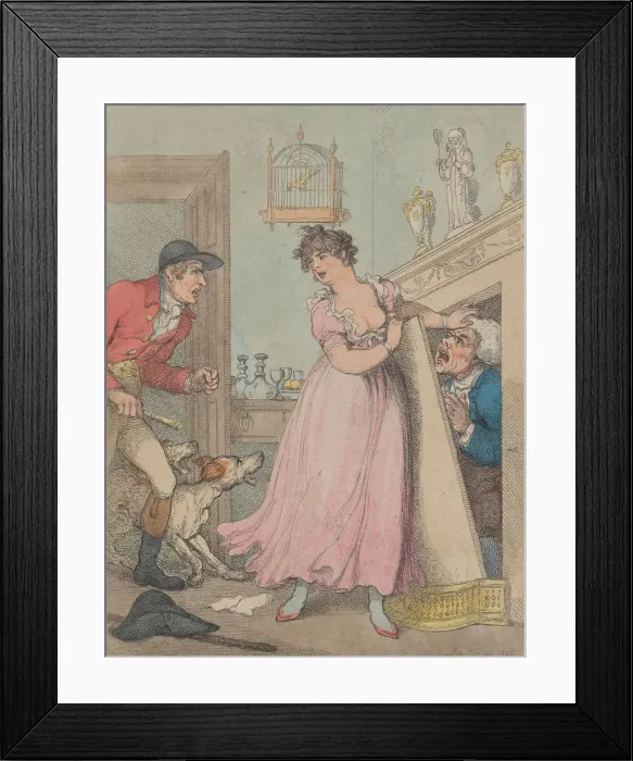 Framed Print : An Old Poacher Caught in a Snare, July 18, 1805. July 18, 1805 Framed Print : An Old Poacher Caught in a Snare, July 18, 1805. July 18, 1805