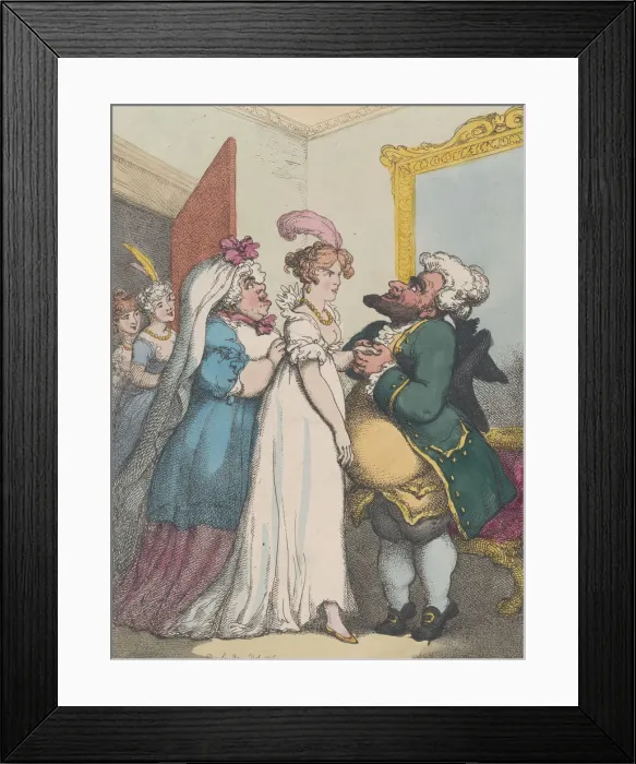 Framed Print : Introduction, or Moses with a Good Bargain, July 23, 1806. July 23, 1806 Framed Print : Introduction, or Moses with a Good Bargain, July 23, 1806. July 23, 1806