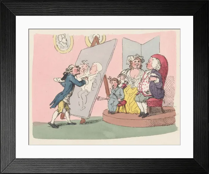 Framed Print : A Family Piece, published 1803 (later reissue). published 1803 (later reissue) Framed Print : A Family Piece, published 1803 (later reissue). published 1803 (later reissue)