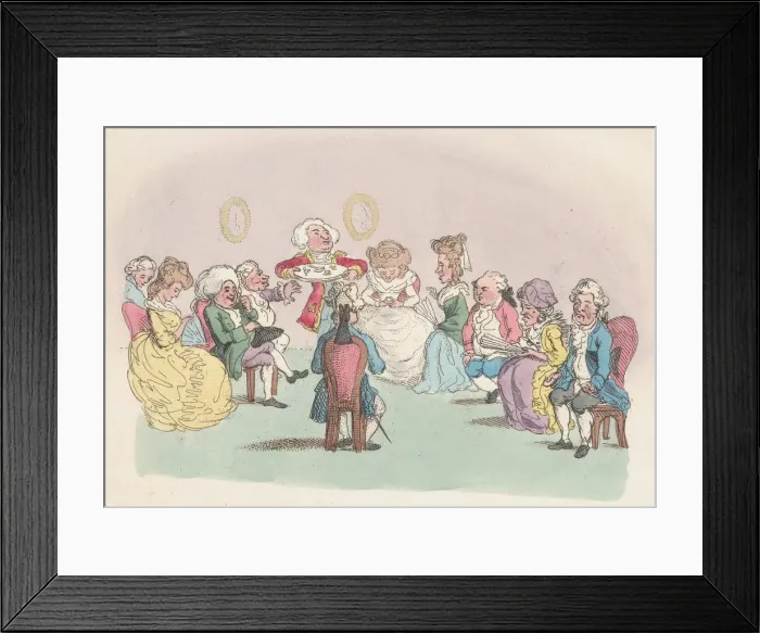 Framed Print : Conversazione, March 20, 1803. March 20, 1803. Creator: Thomas Rowlandson Framed Print : Conversazione, March 20, 1803. March 20, 1803. Creator: Thomas Rowlandson