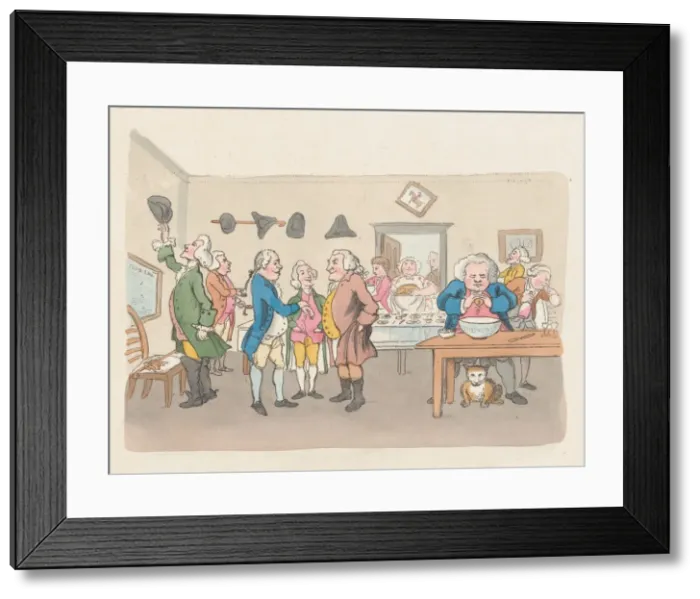 Framed Print : The Country Club, April 7, 1803. April 7, 1803. Creator: Thomas Rowlandson Framed Print : The Country Club, April 7, 1803. April 7, 1803. Creator: Thomas Rowlandson