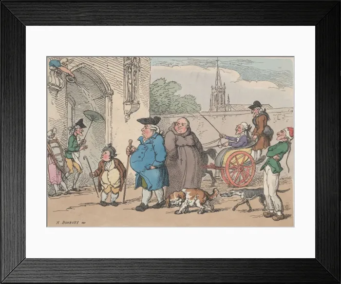 Framed Print : Englishman at Paris, 1807 (?). 1807 (?). Creator: Thomas Rowlandson Framed Print : Englishman at Paris, 1807 (?). 1807 (?). Creator: Thomas Rowlandson