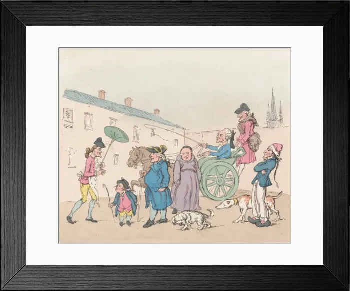 Framed Print : Englishman at Paris, May 1, 1803. May 1, 1803. Creator: Thomas Rowlandson Framed Print : Englishman at Paris, May 1, 1803. May 1, 1803. Creator: Thomas Rowlandson