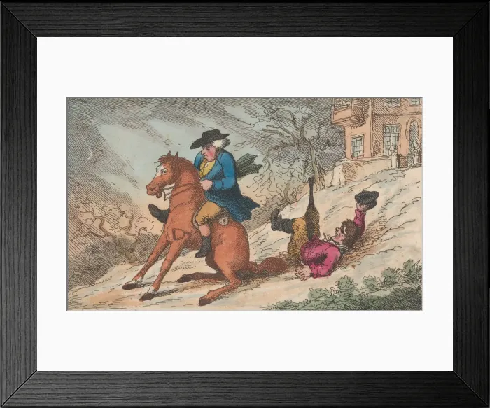 Framed Print : How to Travel Upon Two Legs in a Frost, May 4, 1808. May 4, 1808 Framed Print : How to Travel Upon Two Legs in a Frost, May 4, 1808. May 4, 1808