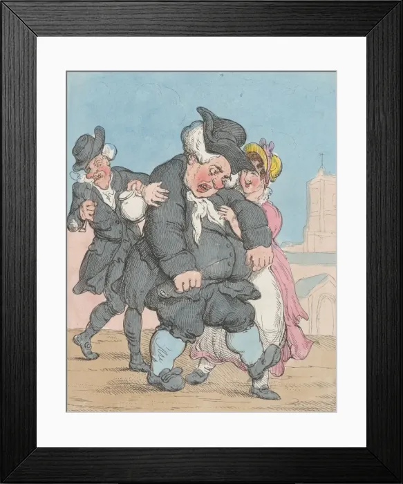 Framed Print : Vicar and Moses, 1815. 1815. Creator: Unknown Framed Print : Vicar and Moses, 1815. 1815. Creator: Unknown