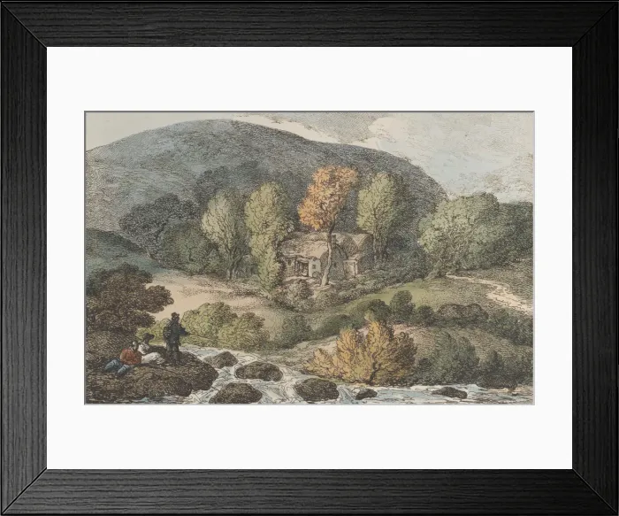 Framed Print : View on the River Camel Cornwall, from Views in Cornwall, April 12, 1812 Framed Print : View on the River Camel Cornwall, from Views in Cornwall, April 12, 1812