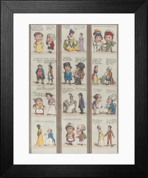 Framed Print : Grotesque Borders for Rooms & Halls, [1800], reprint. [1800], reprint