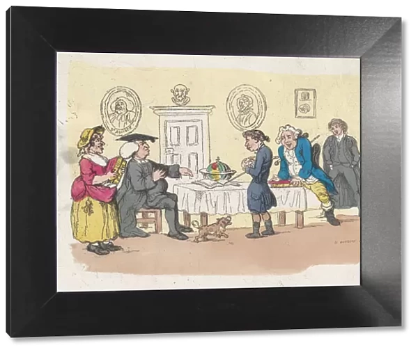 The Hopes of the Family - An Admission at the University, ca. 1803. ca. 1803