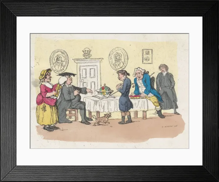 Framed Print : The Hopes of the Family - An Admission at the University, ca. 1803. ca. 1803 Framed Print : The Hopes of the Family - An Admission at the University, ca. 1803. ca. 1803