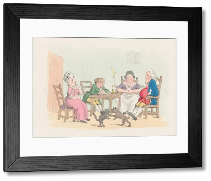 Framed Print : Sunday Evening, May 21, 1803. May 21, 1803. Creator: Thomas Rowlandson Framed Print : Sunday Evening, May 21, 1803. May 21, 1803. Creator: Thomas Rowlandson