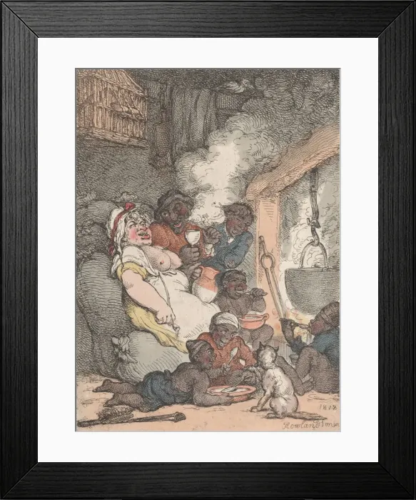 Framed Print : Bitter Fare or Sweeps Regaling, 1812. 1812. Creator: Thomas Rowlandson Framed Print : Bitter Fare or Sweeps Regaling, 1812. 1812. Creator: Thomas Rowlandson
