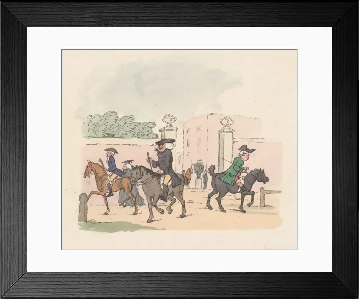 Framed Print : The College Gate, May 1, 1803. May 1, 1803. Creator: Thomas Rowlandson Framed Print : The College Gate, May 1, 1803. May 1, 1803. Creator: Thomas Rowlandson