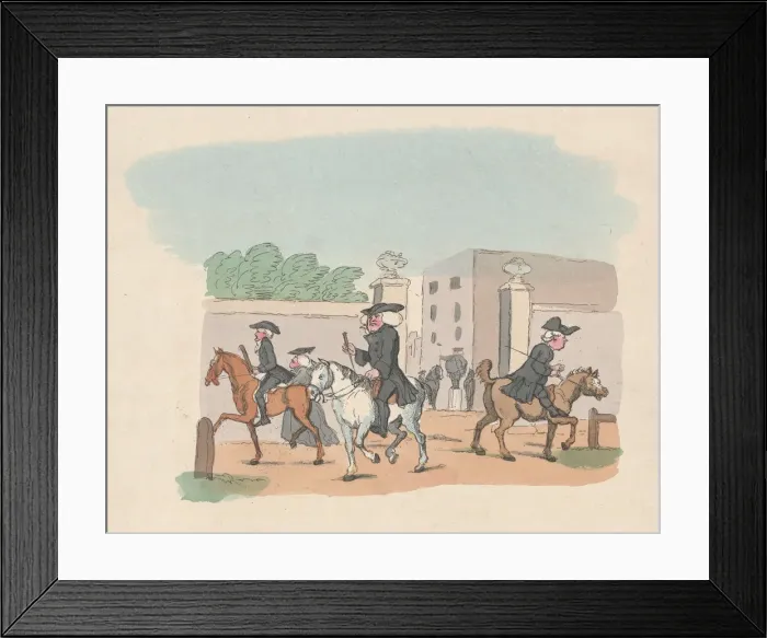Framed Print : The College Gate, May 1, 1803. May 1, 1803. Creator: Thomas Rowlandson Framed Print : The College Gate, May 1, 1803. May 1, 1803. Creator: Thomas Rowlandson