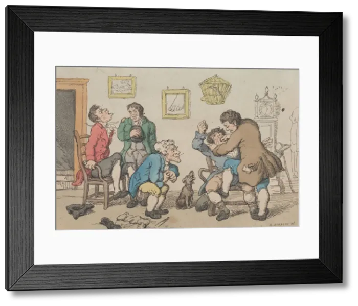 Framed Print : Legerdemain, 1799 (?). 1799 (?). Creator: Thomas Rowlandson Framed Print : Legerdemain, 1799 (?). 1799 (?). Creator: Thomas Rowlandson