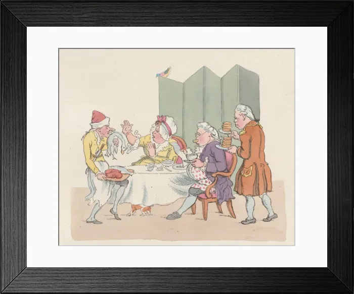 Framed Print : Morning, or, the Man of Taste, May 1, 1803. May 1, 1803. Creator: Thomas Rowlandson Framed Print : Morning, or, the Man of Taste, May 1, 1803. May 1, 1803. Creator: Thomas Rowlandson