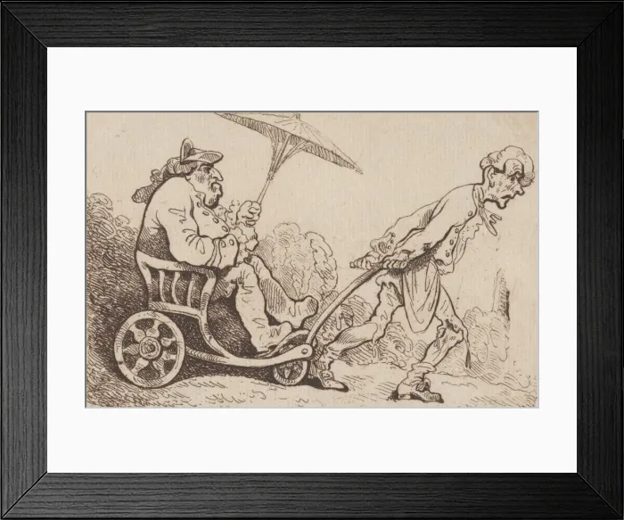 Framed Print : Luxury, October 7, 1780. October 7, 1780. Creator: Thomas Rowlandson Framed Print : Luxury, October 7, 1780. October 7, 1780. Creator: Thomas Rowlandson