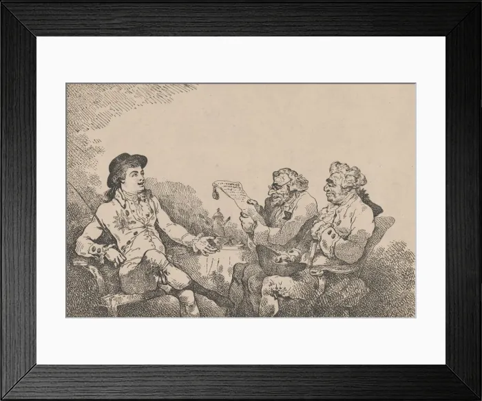 Framed Print : Money Lenders, November 8, 1784. November 8, 1784. Creator: Thomas Rowlandson Framed Print : Money Lenders, November 8, 1784. November 8, 1784. Creator: Thomas Rowlandson