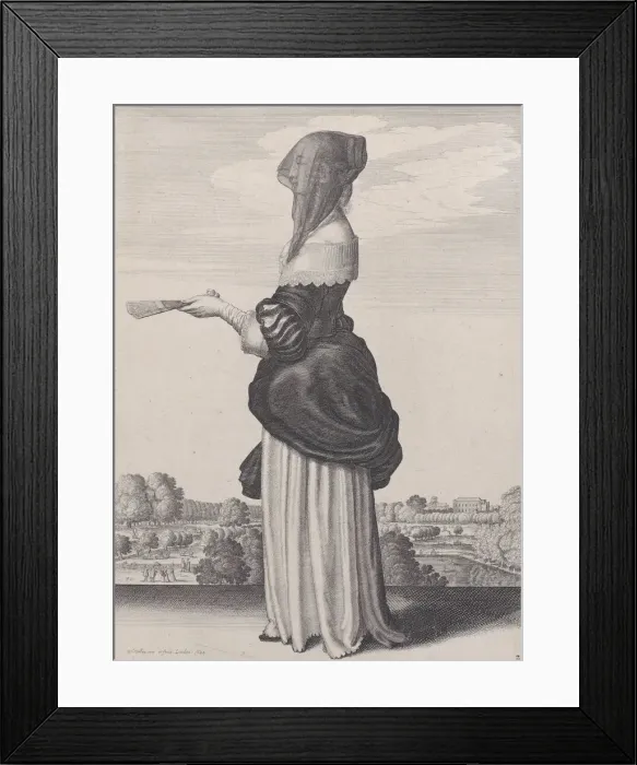 Framed Print : Summer, from The Seasons, 1643-44. 1643-44. Creator: Wenceslaus Hollar Framed Print : Summer, from The Seasons, 1643-44. 1643-44. Creator: Wenceslaus Hollar
