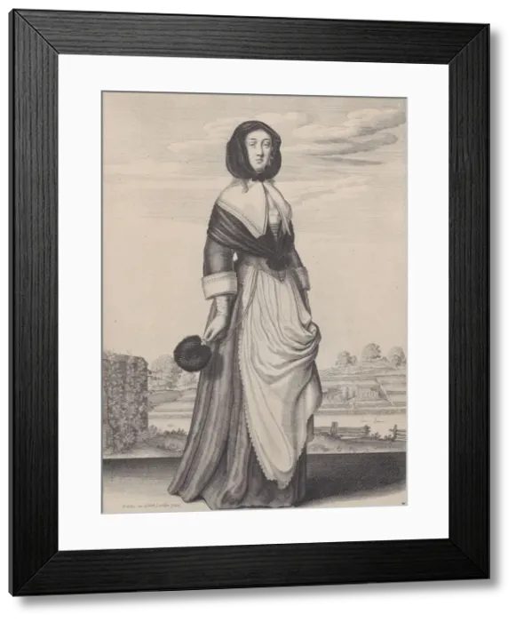 Framed Print : Autumn, from The Seasons, 1643-44. 1643-44. Creator: Wenceslaus Hollar Framed Print : Autumn, from The Seasons, 1643-44. 1643-44. Creator: Wenceslaus Hollar