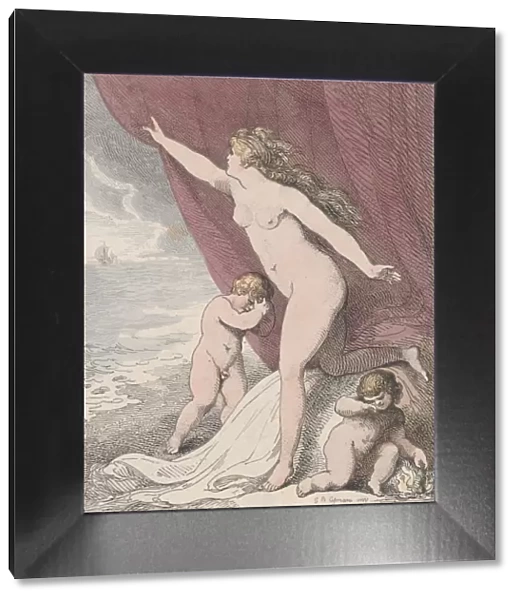 Ariadne Abandoned by Theseus, 1790-99. 1790-99. Creator: Thomas Rowlandson