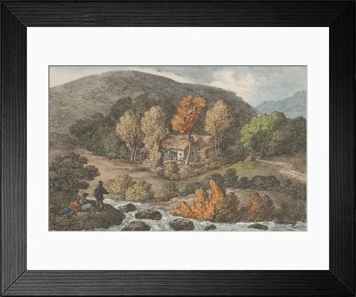 Framed Print : View on the River Camel, Cornwall, from Views in Cornwall, April 12, 1812 Framed Print : View on the River Camel, Cornwall, from Views in Cornwall, April 12, 1812