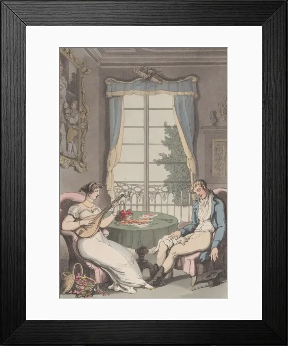 Framed Print : Title page, from Naples and the Campagna Felice: in a Series of Letters Addressed Framed Print : Title page, from Naples and the Campagna Felice: in a Series of Letters Addressed