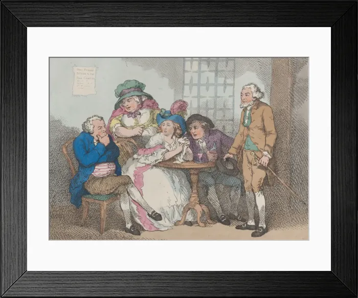 Framed Print : A Lady in Limbo, or Jew Bail Rejected, [November 30... [November 30, 1785]
