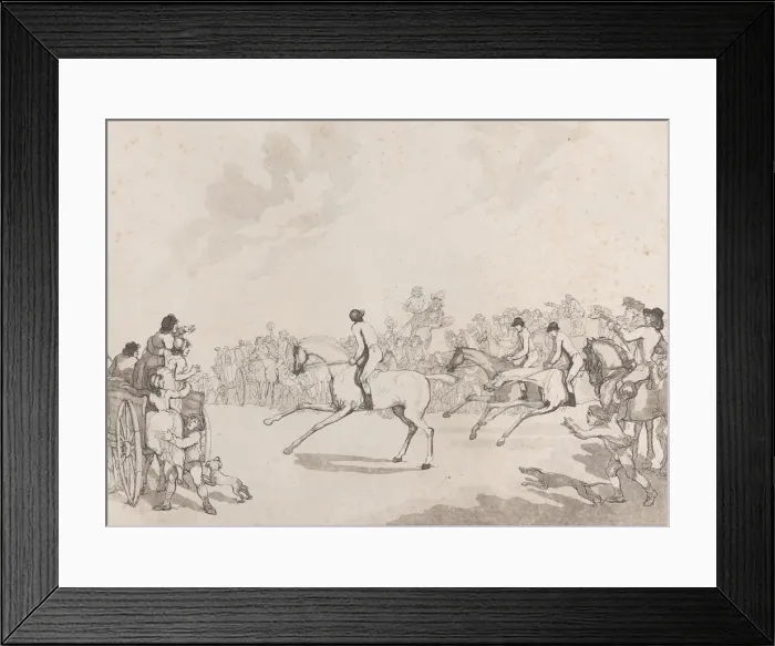 Framed Print : The Race Horse (from The Life of a Racehorse, or The High-Mettled Racer), July 20 Framed Print : The Race Horse (from The Life of a Racehorse, or The High-Mettled Racer), July 20