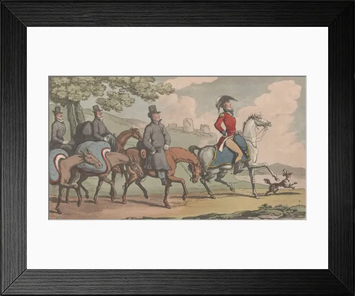 Framed Print : Dash d with his suite for Santarem that night, from Framed Print : Dash d with his suite for Santarem that night, from