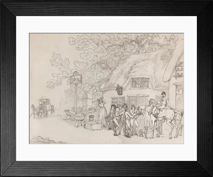 Framed Print : The Post Horse (from The Life of a Racehorse, or The High-Mettled Racer), July 20 Framed Print : The Post Horse (from The Life of a Racehorse, or The High-Mettled Racer), July 20