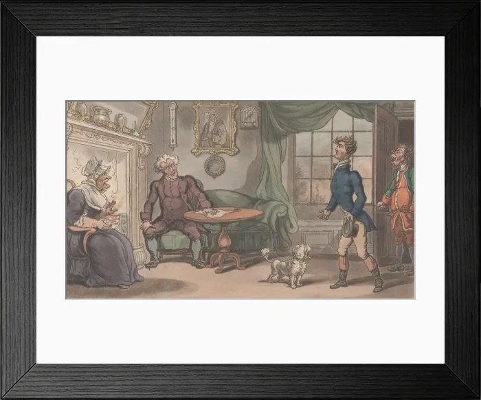 Framed Print : Johnny safe returned to his Mama, from The Military Adventures of Johnny Framed Print : Johnny safe returned to his Mama, from The Military Adventures of Johnny