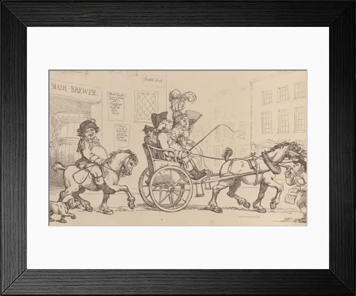 Framed Print : A Bankrupt Cart, or The Road to Ruin in the East!, November 5, 1799. November 5, 1799 Framed Print : A Bankrupt Cart, or The Road to Ruin in the East!, November 5, 1799. November 5, 1799