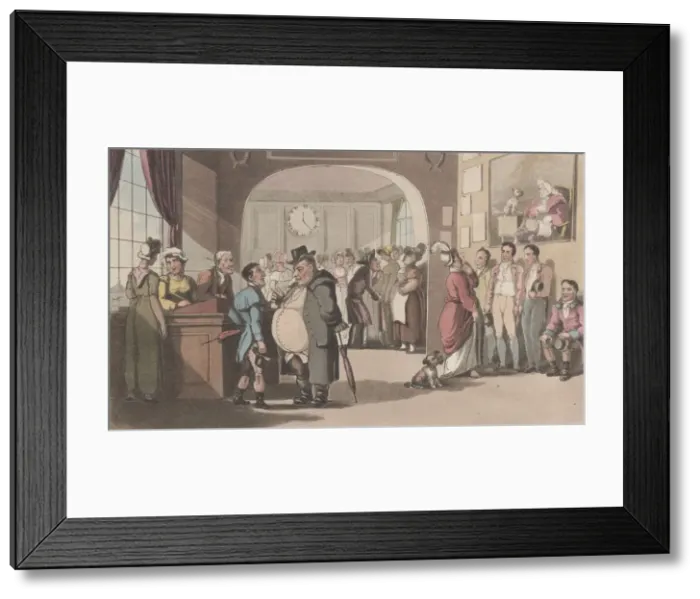 Framed Print : Quae Genus in Search of Service, from The History of Johnny Quae Genus, The Lit Framed Print : Quae Genus in Search of Service, from The History of Johnny Quae Genus, The Lit