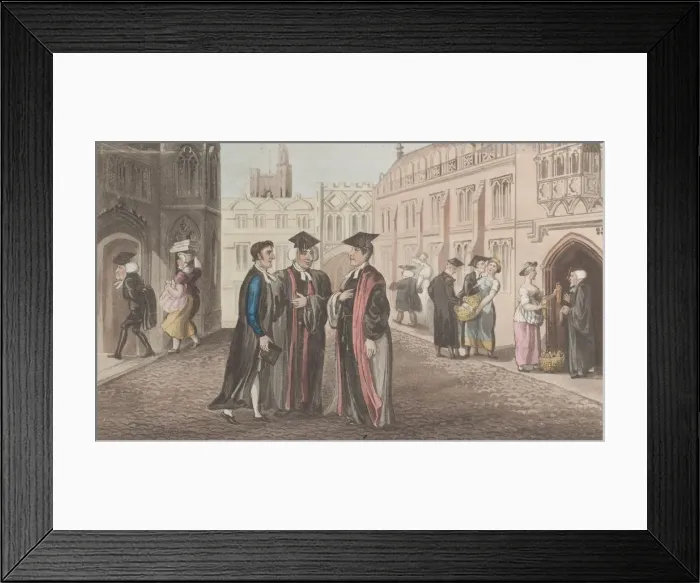 Framed Print : Quae Genus at Oxford, from The History of Johnny Quae Genus, The Little Found Framed Print : Quae Genus at Oxford, from The History of Johnny Quae Genus, The Little Found