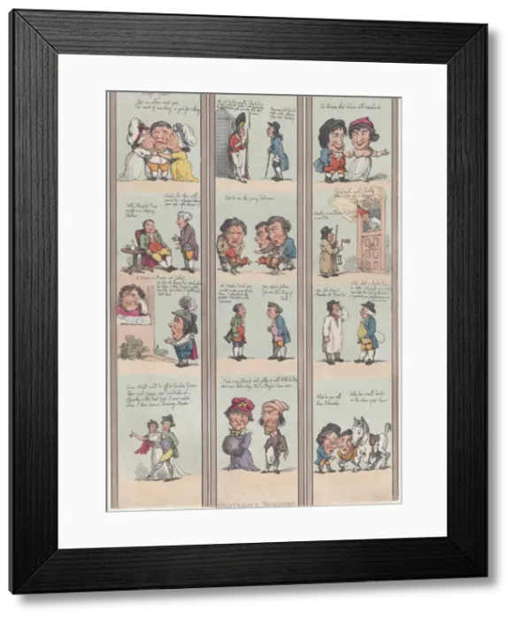 Framed Print : Grotesque Borders for Rooms & Halls, [1800], reprint. [1800], reprint