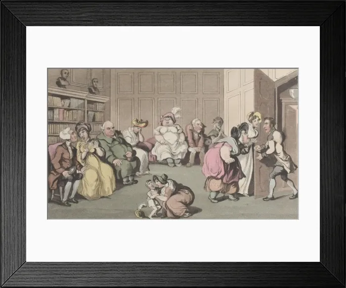 Framed Print : Quae Genus with a Quack Doctor, from The History of Johnny Quae Genus, The Lit Framed Print : Quae Genus with a Quack Doctor, from The History of Johnny Quae Genus, The Lit