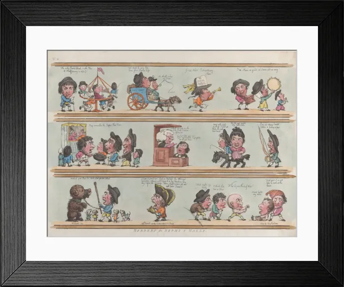 Framed Print : Borders for Rooms & Halls, Plate 8, June 20, 1799. June 20, 1799 Framed Print : Borders for Rooms & Halls, Plate 8, June 20, 1799. June 20, 1799