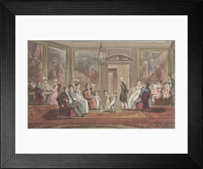 Framed Print : Quae Genus Gives a Grand Party, from The History of Johnny Quae Genus, The Li Framed Print : Quae Genus Gives a Grand Party, from The History of Johnny Quae Genus, The Li