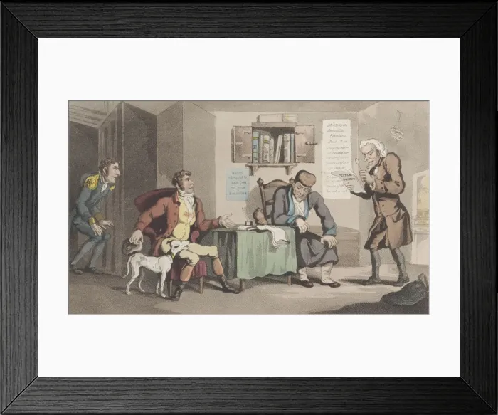 Framed Print : Quae Genus & The Money Lenders, from The History of Johnny Quae Genus, The L Framed Print : Quae Genus & The Money Lenders, from The History of Johnny Quae Genus, The L